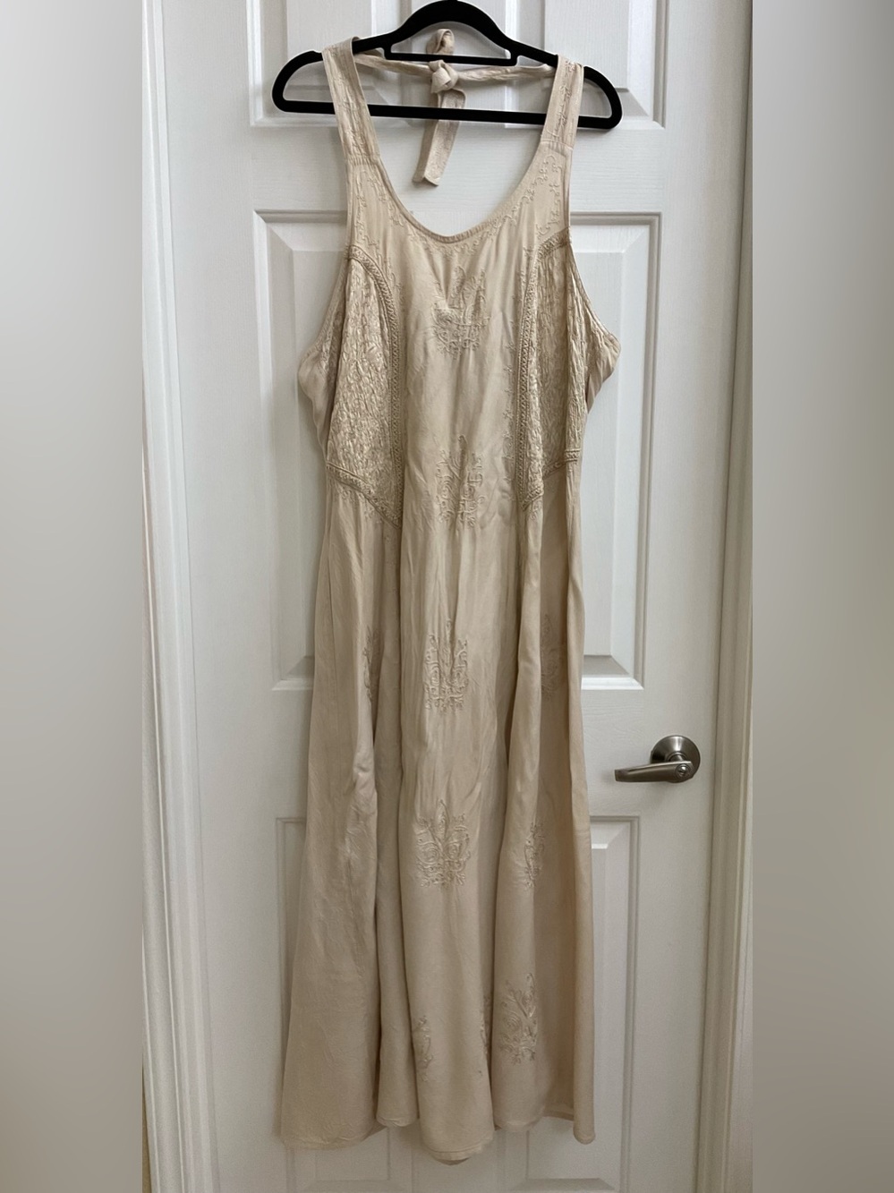 STURGIS Vintage Tea Stained Halter Dress Size 1X ***Runs Small***
